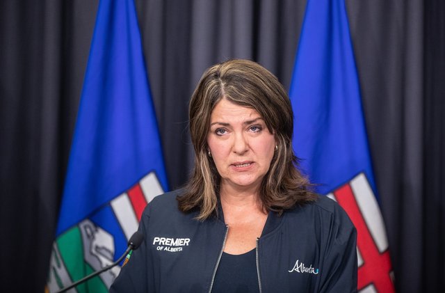 Alberta Premier Danielle Smith...